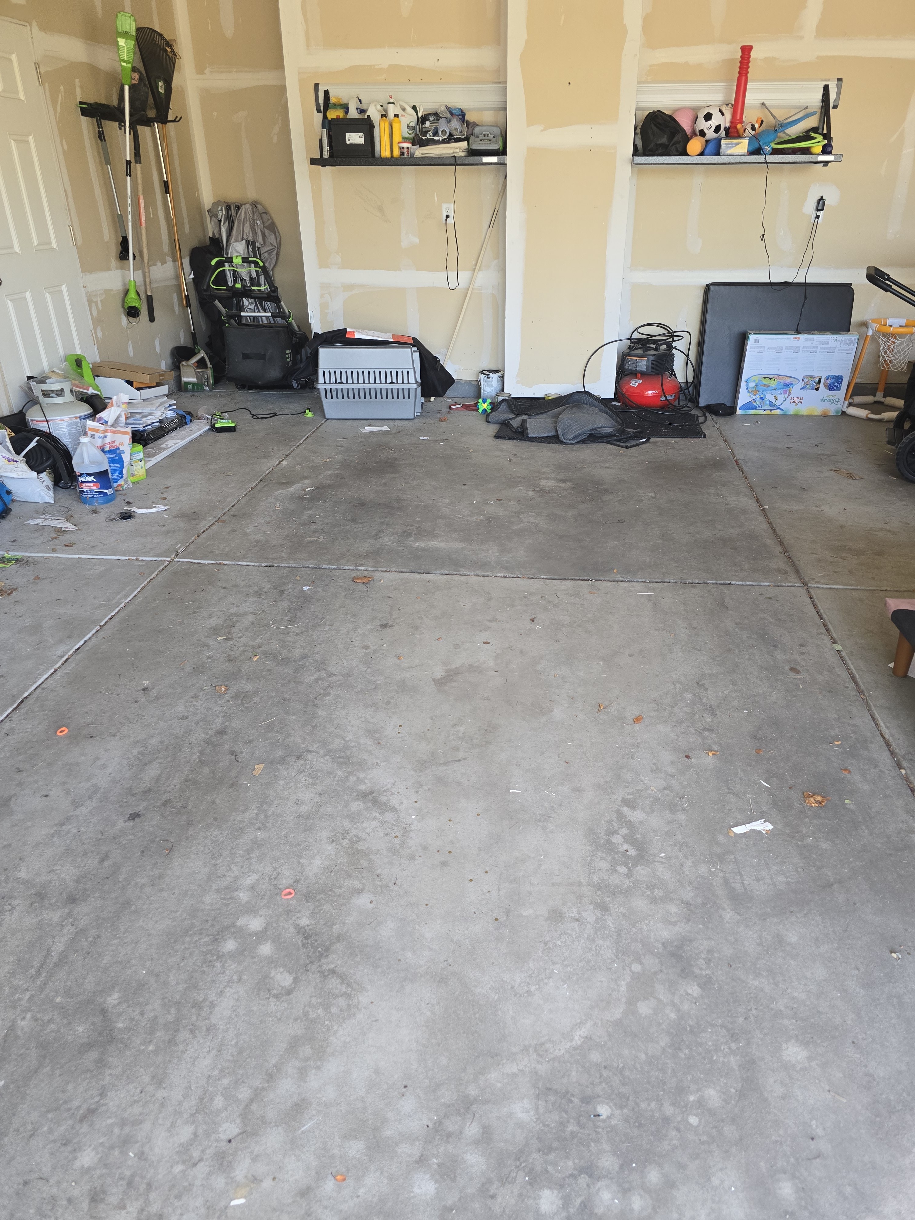 Garage fully cleared after junk removal in Timnath, CO